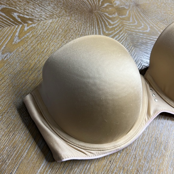 SWEET NOTHINGS (MAIDENFORM) Nude Strapless Bra 36D - Picture 2 of 8